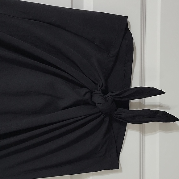 DKNY NWT GROMMET LOGO SLEEVELESS TIE-HEM TOP XS - Picture 6 of 13